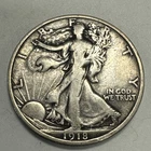 1918-S Walking Liberty Half Dollar VF.