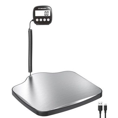 Digital Shipping Scale, 400 lb / 200 kg High Capacity Postal Scale with Hold/...