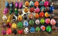RUBBER DUCKS Dinos Animals Duckies LOT OF 50 ASSORTED Jeep Ducking Bath Toys