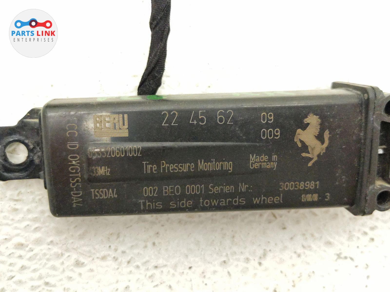 Maserati GranTurismo 2007-2010 REAR Tpms sensor P/N 224562