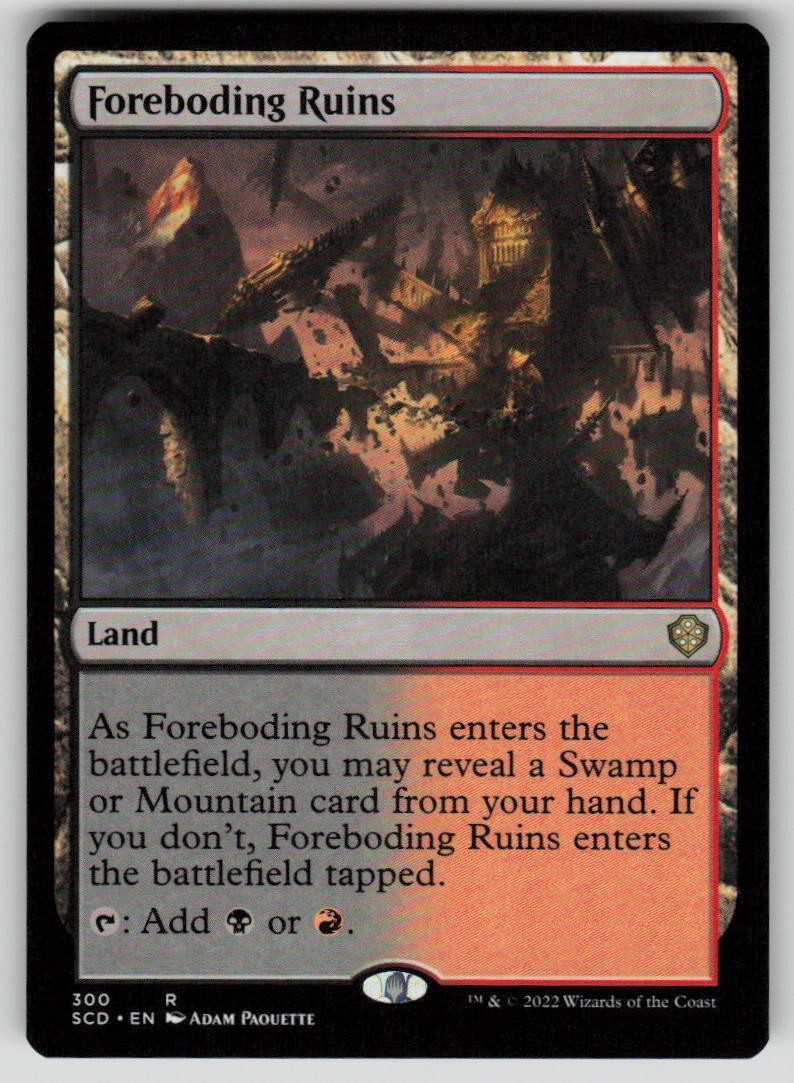 Foreboding Ruins Rare Starter Commander Decks 300 MTG Near Mint