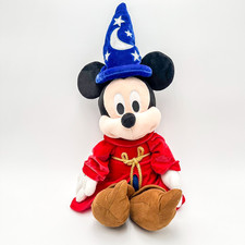 Fantasia Mickey Mouse Sorcerer's Apprentice Disney Store Plush 22"L 8"W