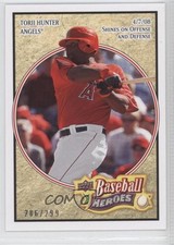 2008 Upper Deck Baseball Heroes Beige 286/299 Torii Hunter #83 0b5