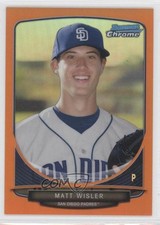 2013 Bowman Prospects Chrome Orange Refractor 5/25 Matt Wisler #BCP42 4n0