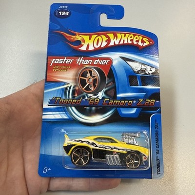 2006 Hot Wheels FTE Faster Than Ever Tooned 59 Camaro Z28 Yellow NIB Exclusive