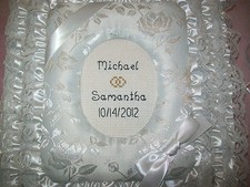 WEDDING Personalized Fabric Photo Album / Scrapbook - HANDMADE