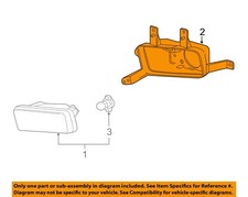 GM OEM Foglight Fog Driving Light Lamp-Mount Bracket Left 22936482