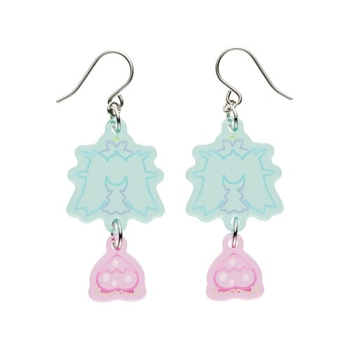 Pokemon Center Original POISON Moudoku Kiken Mareanie Pierced Earrings ver.