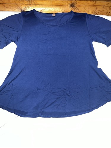 Unicorno Lularoe Medium Perfect T/12-18 blu scuro massiccio M nuovo unicorno completo 14 - Foto 12 di 13