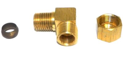 Big A 3-16964 Messing Rohr 90 Deg Strasse Ellbogen Set 3/8 '' x 1/4 '' Menge Of 15