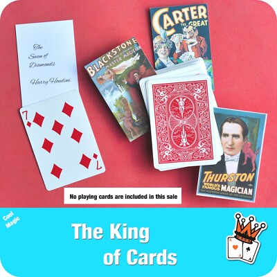 The King Of Cards Magic Card Trick Self Working Easy Close Up New Beginners