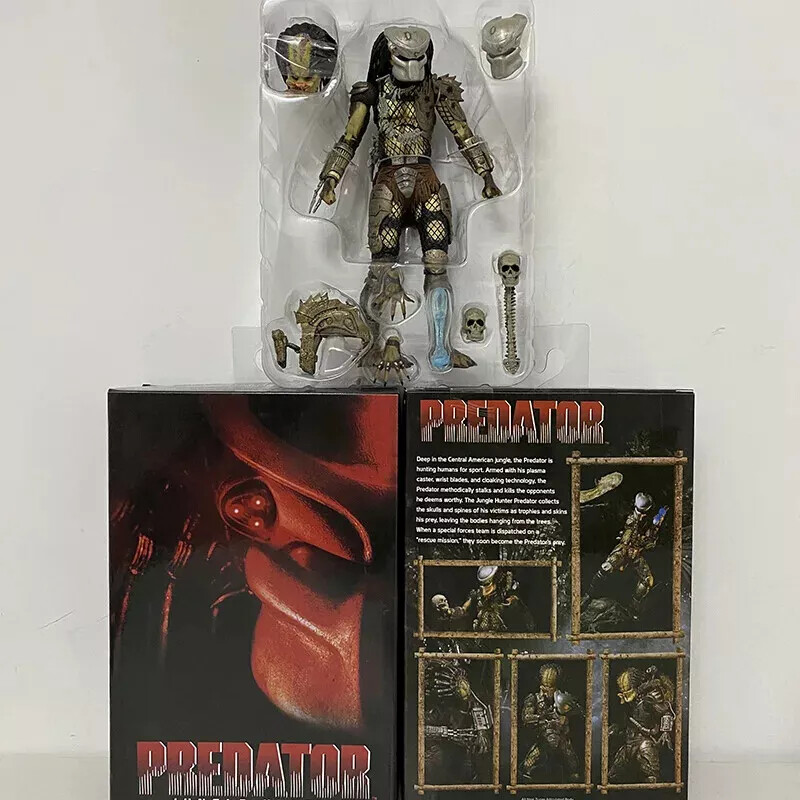 New Jungle Hunter Predator Action Figure Movable Model Alien Toy
