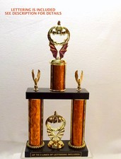 HALLOWEEN PUMPKIN TROPHY HALLOWEEN PARTY ORANGE CR TRUNK OR TREAT
