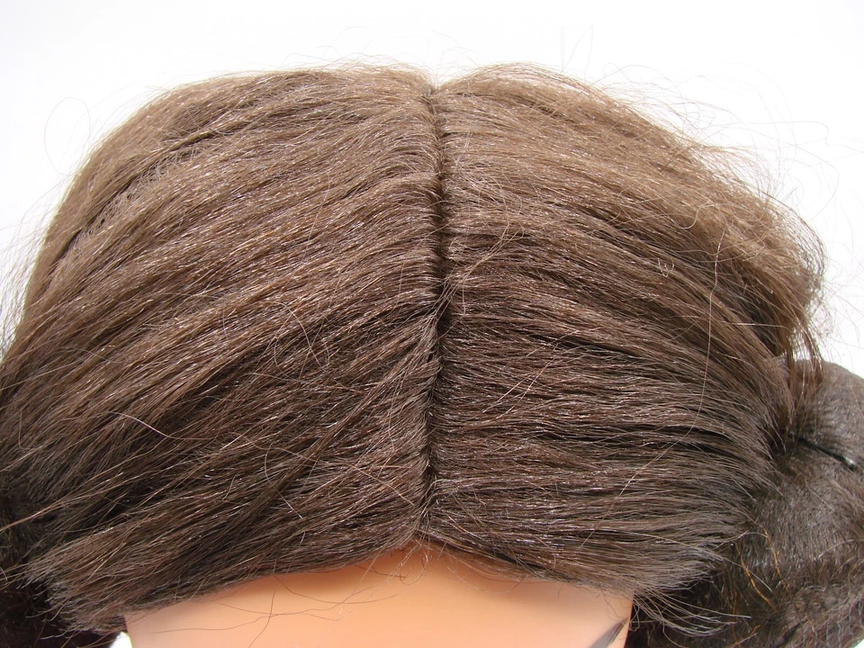 Princess Leia Wig Brown Adult Size Rubies Costume Star Wars #888610 Cosplay Film - Image 3 of 4