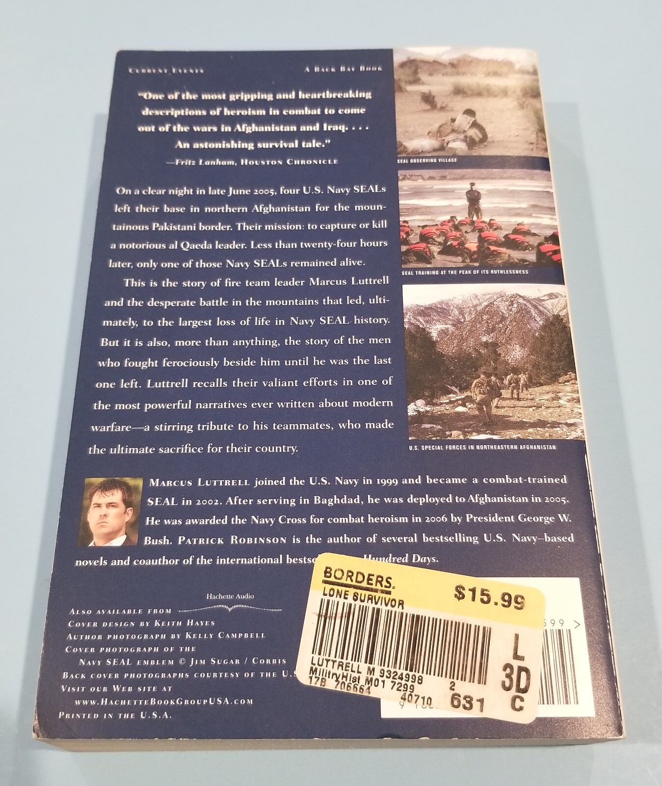 Marcus Luttrell Rbook Marcus Luttrell Signed Autographed Book Lone Survivor Navy Seal | eBay