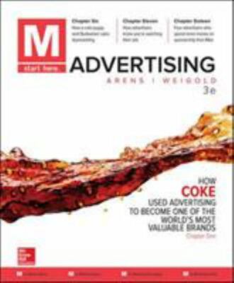 M: Advertising by Michael F. Weigold and William Arens (2017, Trade Paperback)