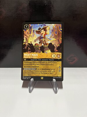 Lorcana Micky Maus 16/204 Karte Ursulas Rückkehr Legandary Non-Holo / DE NM