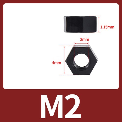 Tuercas completas hexagonales de plástico tuerca de nailon métrica aislada M2 M3 M4 M5 M6 M8 a M20 - Imagen 20 de 36