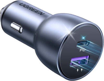 UGREEN USB C AutoLadegerät Zigarettenanzünder 52,5W PD 30W & SCP 22,5W/QC 18W