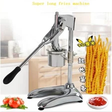 Manual Long French Fries Maker Machine Stainless Steel 30cm Squeezer Extruder