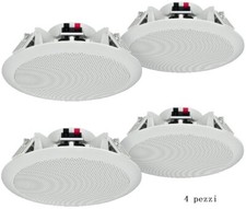 CASSE DA INCASSO 6W PARETE/SOFFITTO ALTOPARLANTE DA CONTROSOFFITTO MUSICA 4 PEZ