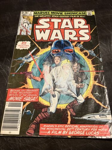 Star Wars #1 1982 $1.25 Marvel Movie Showcase Comics Newsstand Low Print