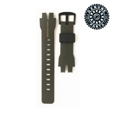Ceinture de rechange CASIO PRO TREK kaki PRW-3100 avec pièces d'arbre et couv... - Photo 1/4