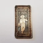 1 oz .999 Silver Art Bar - 1973 Huck Finn -PQ Frosty Original - One Mint - F7232