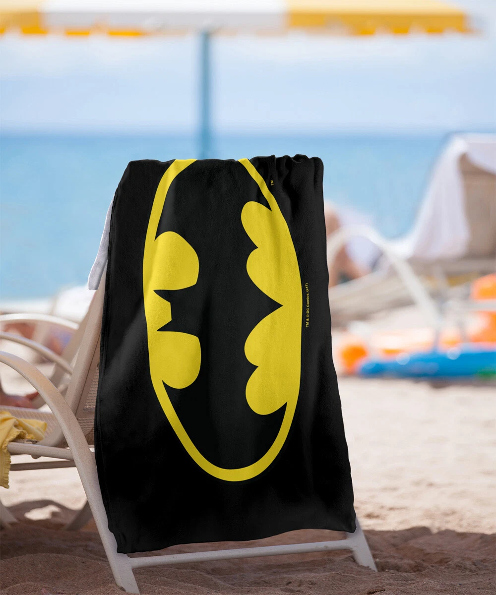 Batman Classic Logo Officially Licensed Beach Towel 30"x60"