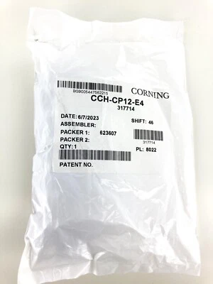 NOB - Corning CCH-CP12-E4 Panel LC Multimode/MM, Duplex, 12 Fiber OM3/OM4, 50 um - Image 1 of 3