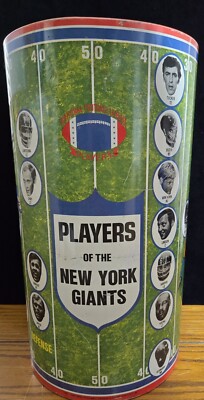 1971 Vintage NFLPA Cheinco NY New York Giants NFL Players Metal