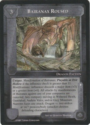 Bairanax Roused x1 Against the Shadow Middle Earth CCG MECCG