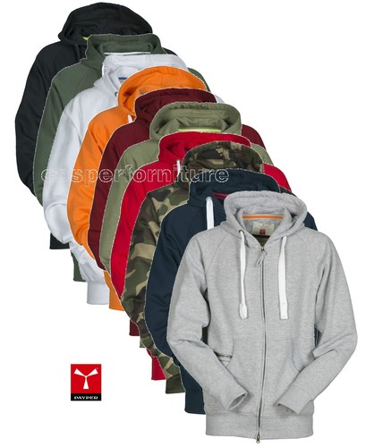 Felpa cappuccio zip intera maglia anche taglie forti 4xl e 5xl Payper  Dallas+ | eBay