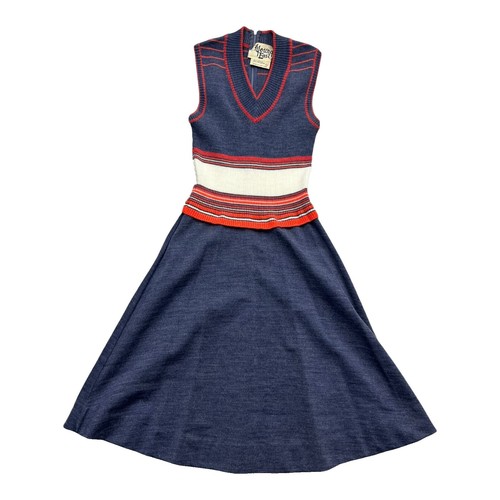 Women's Blue Glitter Glunky Knit Dress | eBay