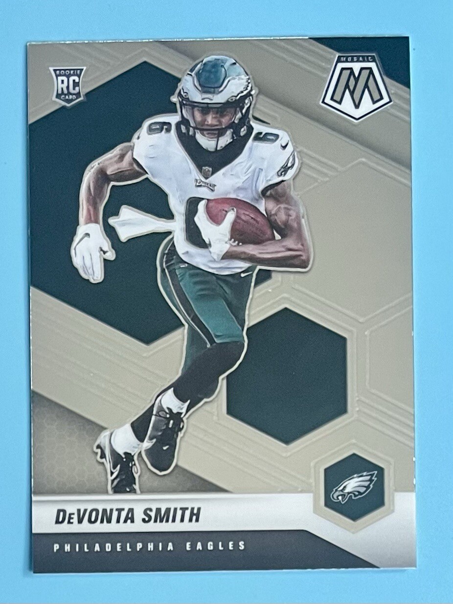 DEVONTA SMITH #305 2021 PANINI MOSAIC PHILADELPHIA EAGLES RC ROOKIE
