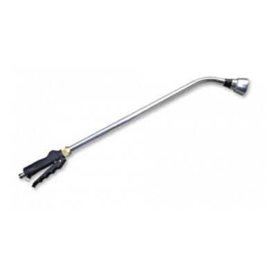 Gießstab Gartenbrause Wasserbrause Gießlanze Zink und Chrom 75 cm superleicht