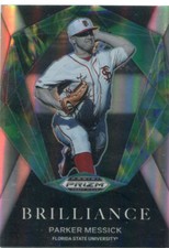 2022 Prizm Draft Picks Brilliance Silver Prizm Refractor Parker Messick