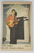 1964 Dutch Gum Series A Printed in Holland #30 Trini Lopez (B)