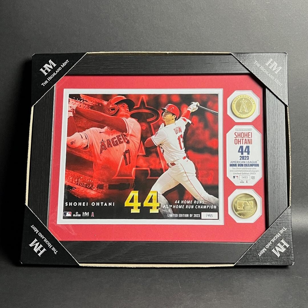 大谷翔平ANGELS 2023  RUN KING AMERICAN Shohei Ohtani Angels Home Run King Gold Medal Coin Japan ED 2023