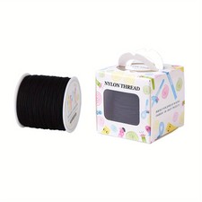 1Roll 100 Yards 0.8mm Nylon Beading String Chinese Knotting Cord Nylon Kumihimo