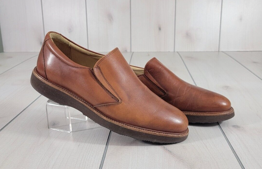 SAMUEL HUBBARD Frequent Traveler Slip On Shoes Whiskey Tan  display picture 1