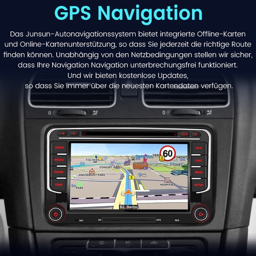 4+64GB Carplay Android 13 Autoradio CD GPS NAVI Für VW GOLF 5 6 Caddy EOS Passat - Bild 5 von 14