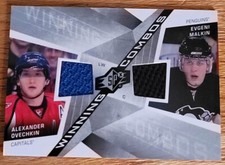 2008-09 SPx Winning Combos #WCOM Alexander Ovechkin/Evgeni Malkin jersey mem