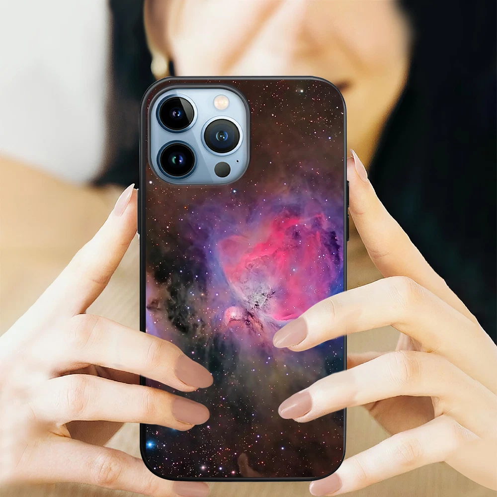 Phone Case Space Soft Silicone Cover For iPhone 11 12 Pro 13 14 Plus 15 Pro Max