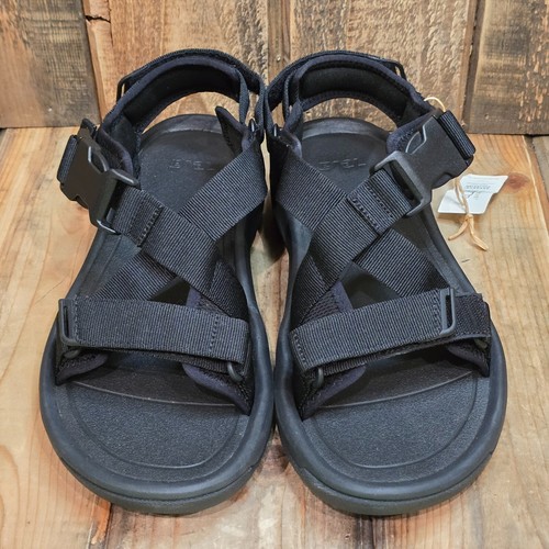 SANDALIAS PARA HOMBRES US 11 TEVA HURRICANE VERGE NEGRAS DEPORTE AL AIRE LIBRE CORREA ZAPATO UE 44.5 - Imagen 3 de 14