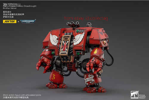 JOYTOY Warhammer 40k 1/18 Blood Angels Furioso Dreadnought Brother Samel - Imagen 4 de 7
