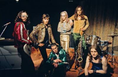 Phil Manzanera, Bryan Ferry, Andy Mackay, Brian Eno, Rik Kenton, - Old Photo