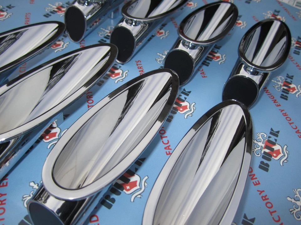 Buick Portholes 1956 | Juego de 8 | Cromo fundido a presión | OEM # 1169577. Envío gratis Foto 2 de 4