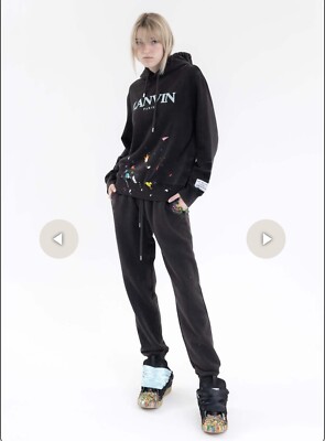 GALLERY DEPT. X LANVIN black hand painted jogging pants, size M | eBay