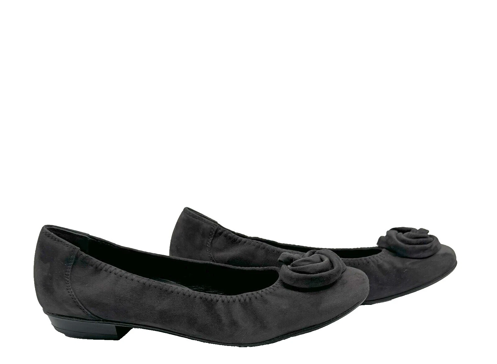 Planos planos superiores lisos de gamuza Paul Green para mujer